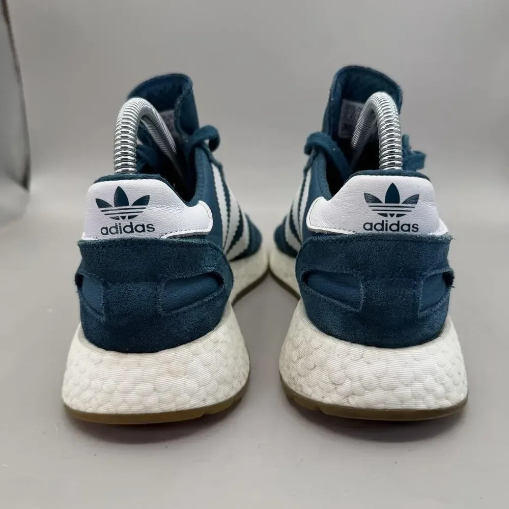 Adidas I-5923 Shoes Womens Size 6 Blue White Boost Running Sneakers CQ2529